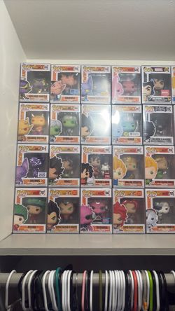 DRAGON BALL !!!FUNKO POP COLLECTION FOR SALE !! Dm me for individual or whole bulk pricing !