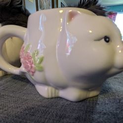 Porcelain Cat Mug