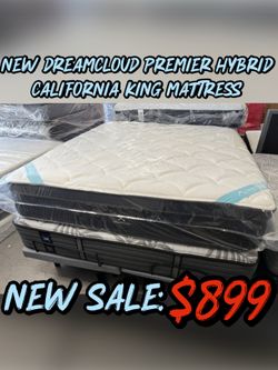 NEW DREAMCLOUD PREMIER HYBRID CALIFORNIA KING MATTRESS