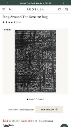 Rugs USA Ring Around The Rosette Rug
