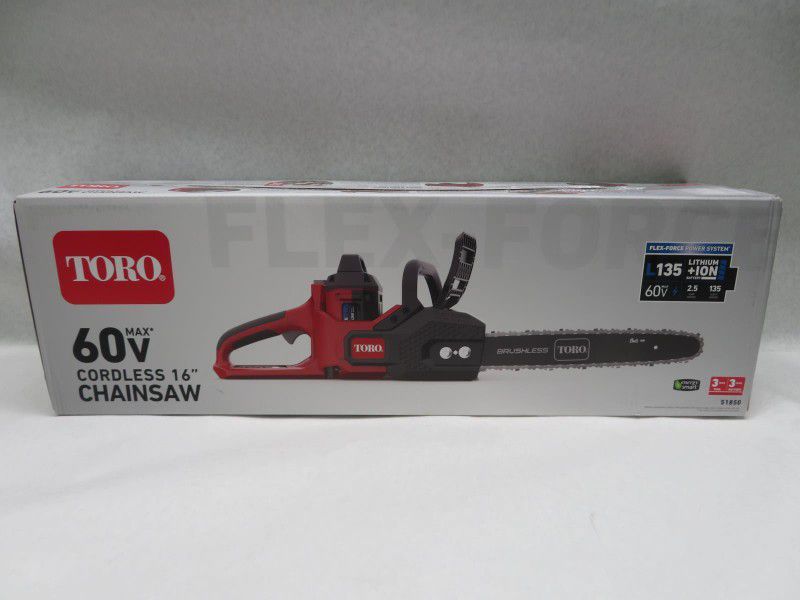 Toro® 60V Max 16' Brushless Chainsaw, 51850