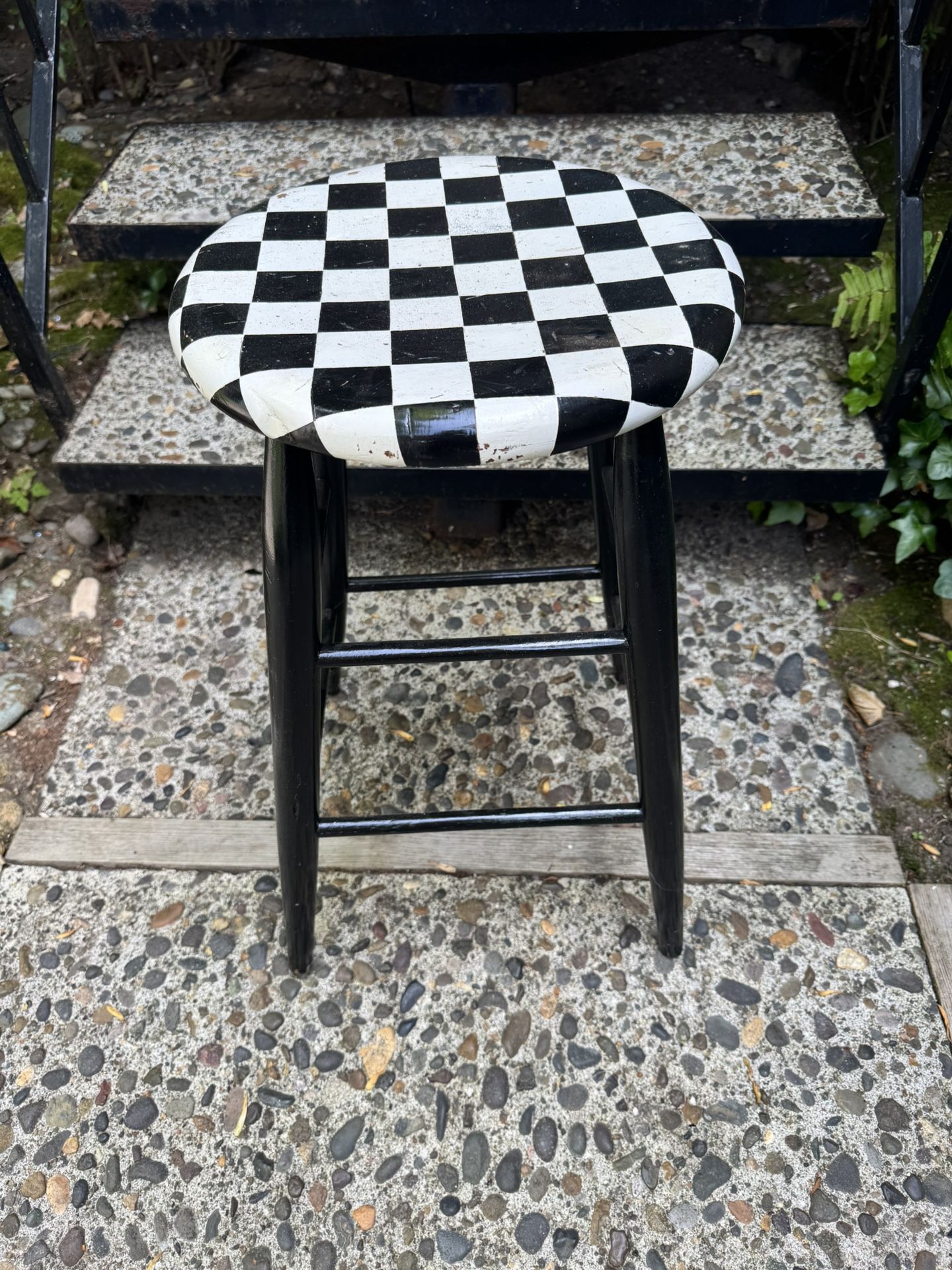 Black & White Stool