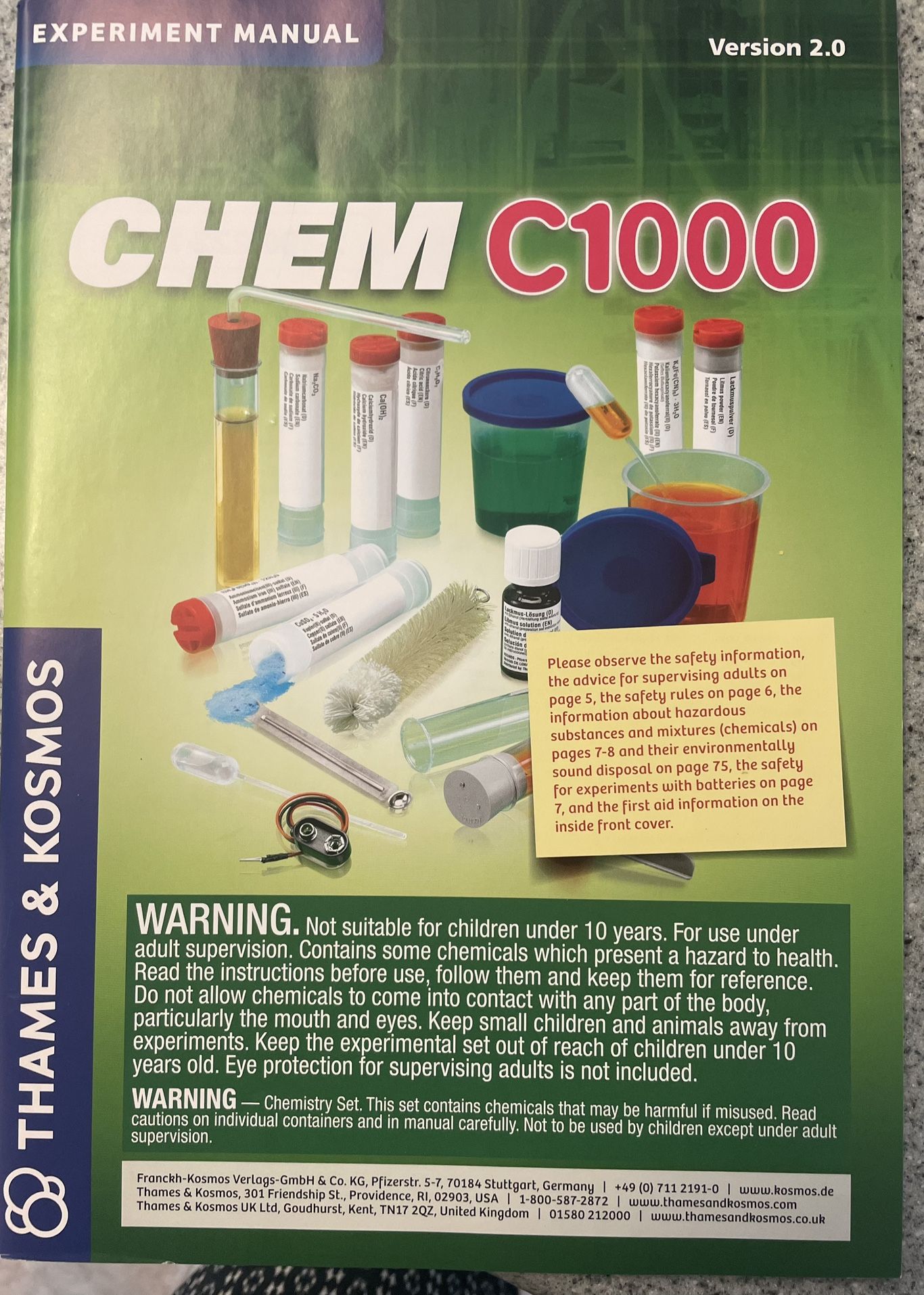 Chemistry kit—Chem C1000 New In Box