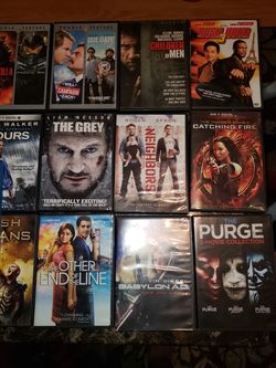 Dvd lot Action,Comedy, Cartoon for kids, Thrillers, Scary