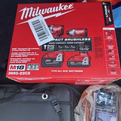 Milwaukee M18 Impact & Drill Combo With Bag, Batteries And Charger !!!