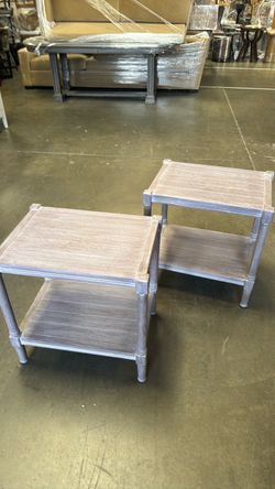 Pair side tables