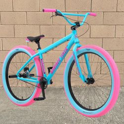 SE Bikes Maniacc Flyer BMX Bike Aqua Bubblegum