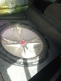 2 15 inch speaker kicker