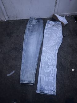 Purple Jeans And Ksubi Jeans