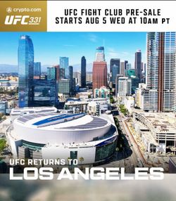 UFC 331 Los Angeles