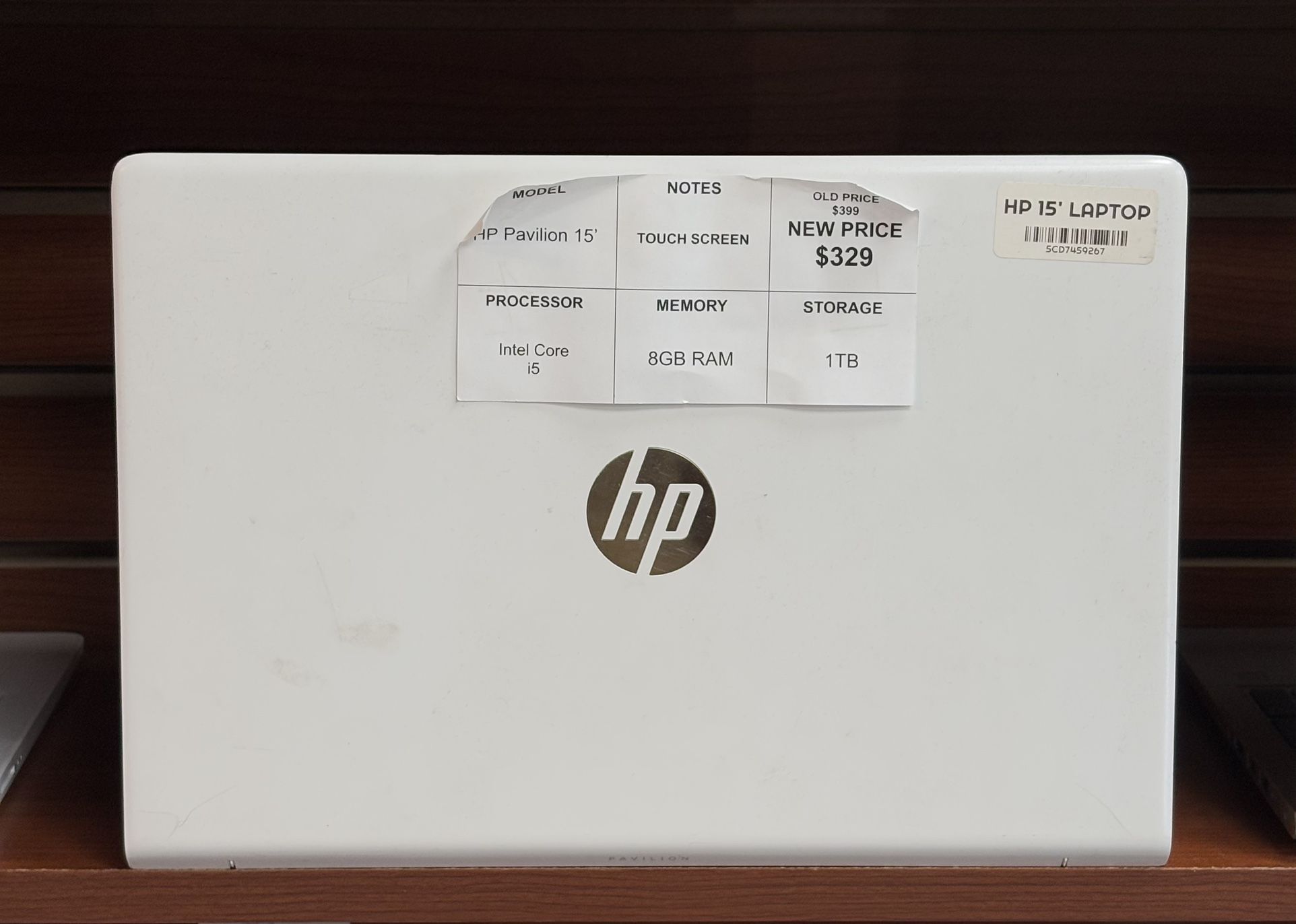 On Sale HP PAVILION 15’ 8GB