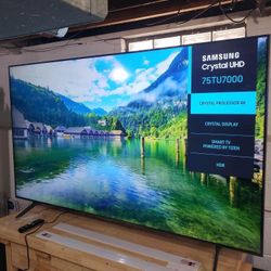 Samsung 75’ Inch 4K Smart Tv 📺 …$650.00!!
