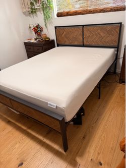 Queen boho bed frame