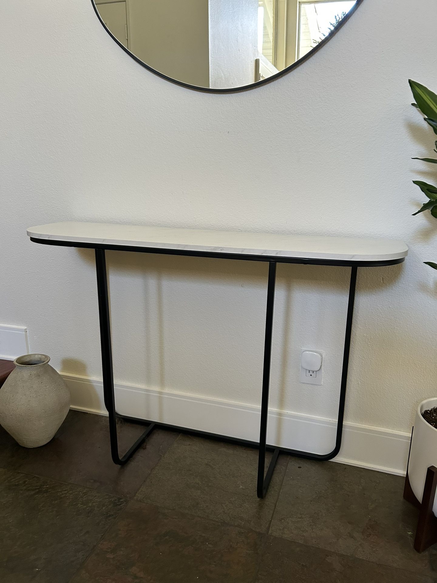 Faux Marble Console / Entry Table