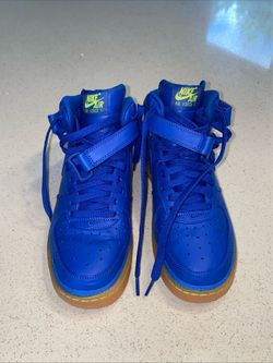 Nike Air Force 1  Bright Blue Youth Size 5Y Womens 6.5