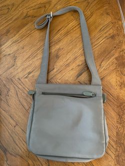 New (Open Box) Hobo International Flight Path Grey Nylon Crossbody Bag with Many Compartments