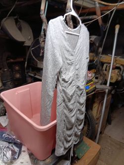 Gray medium sized dress