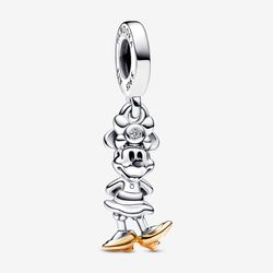 Pandora Disney 100th Anniversary Mickey Mouse Lab-grown Diamond Dangle Charm