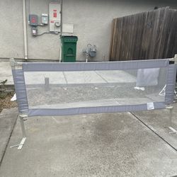 Child Safety Fence - Adjustable, Durable, with Mesh Barrier - Perfect for Indoor or Outdoor Use