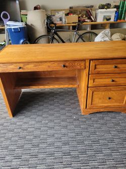 oak desk