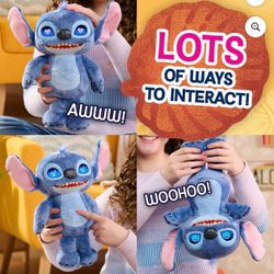 Many Moods Stitch Talking Plush