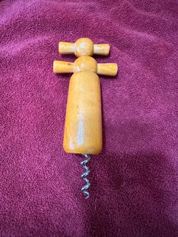 Vintage French double headed wine corkscrew