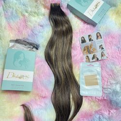 Brand New 100% Human Hair Tape In Extensions,26inch