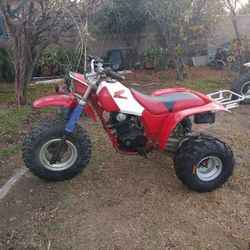 1985 200x HONDA ATC HONDA ATC 200X NEW REBUILT MOTOR 1 HOUR Pink slip in hand