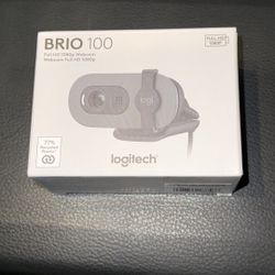 Logitech Brio 100 1080p Full HD Webcam - Black