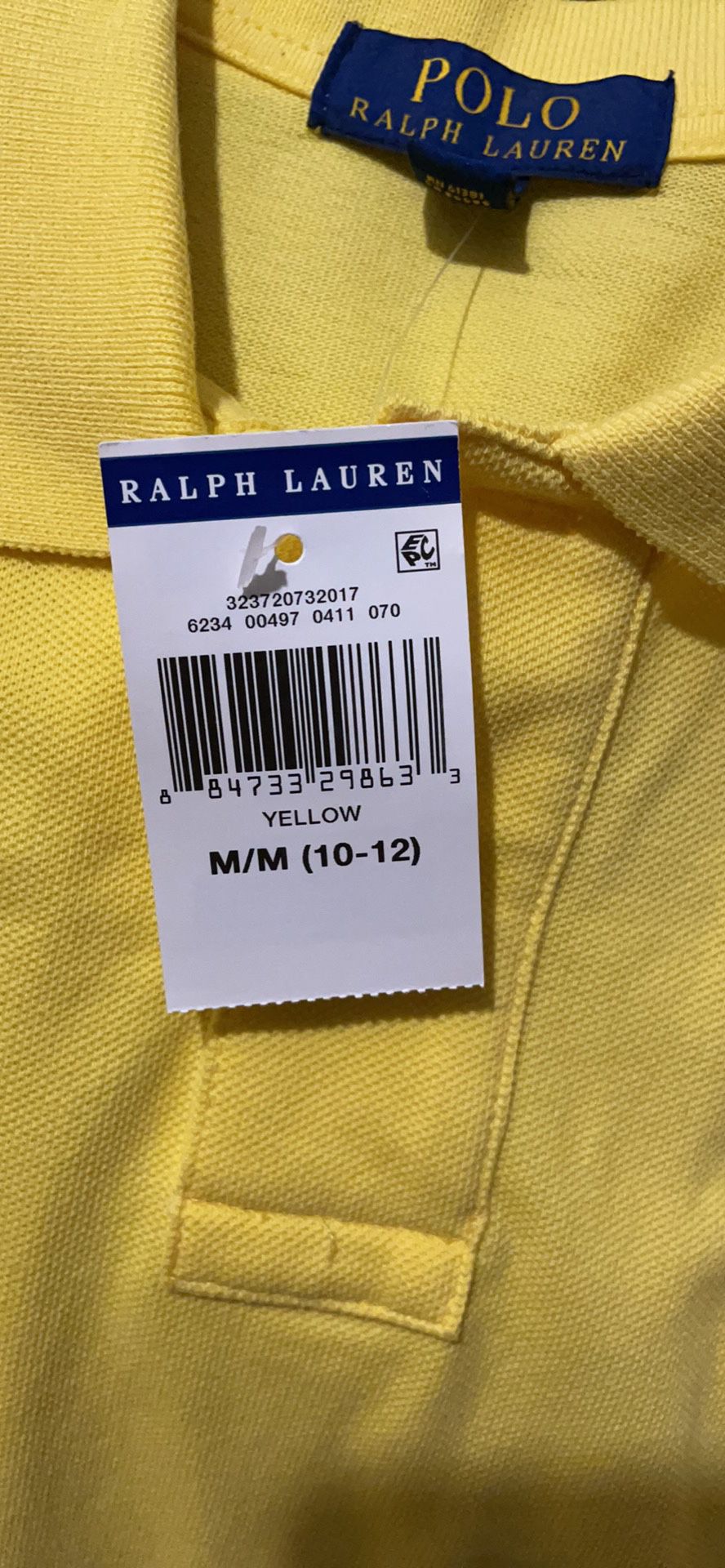 Polo Ralph Lauren Boys Shirt .brand New With Tags .size 10/12 