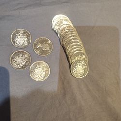  20 Coins, 50 Cents Canada U.B. $40 Dlrs Each Or $700  For All