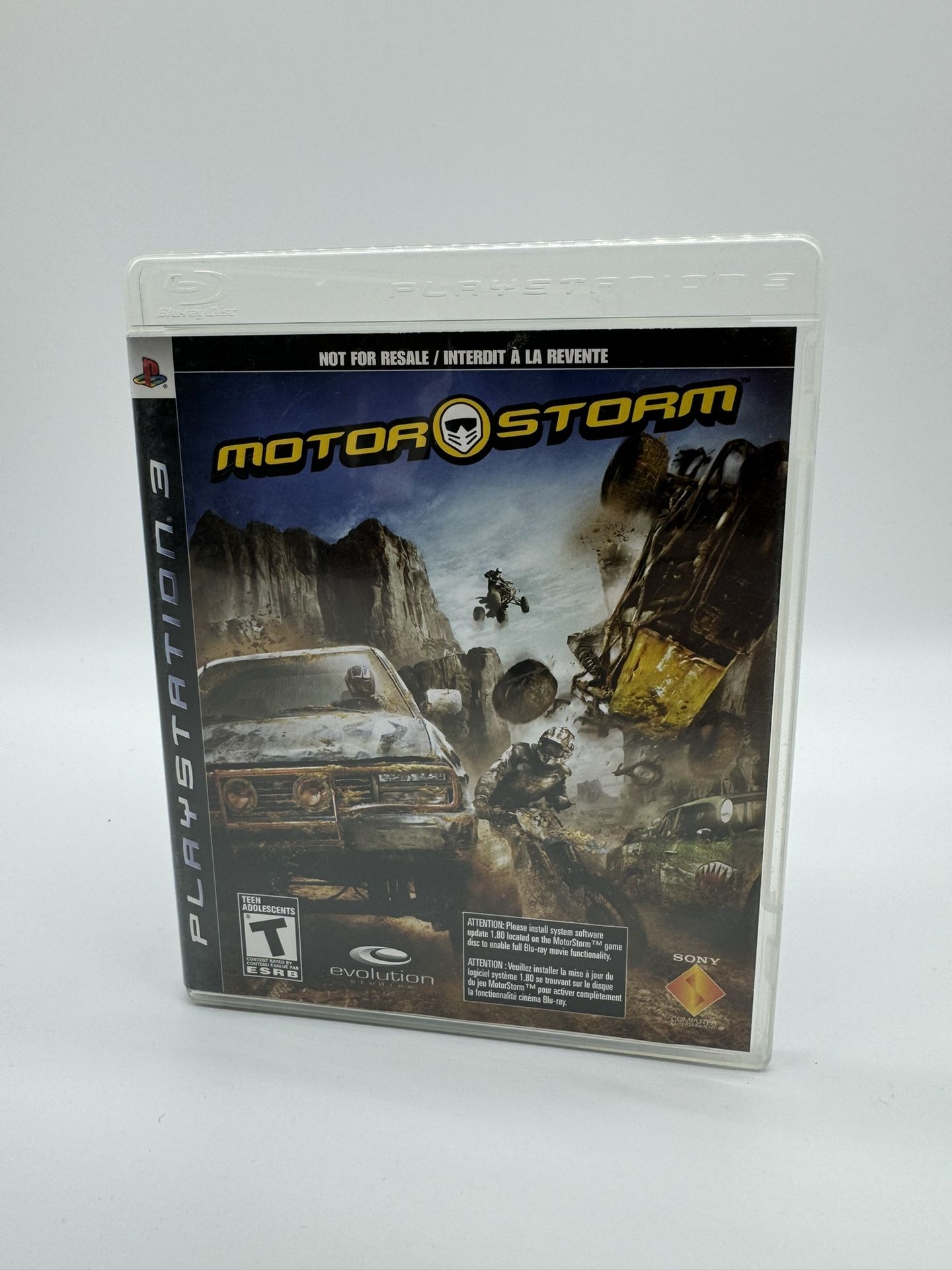 MotorStorm (Playstation 3, PS3, 2007) CASE ONLY