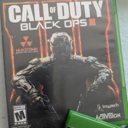 Xbox One Game Call Of Duty Black Ops 3