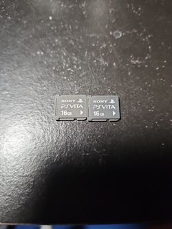 Two Ps-Vita 16gb Memory Cards