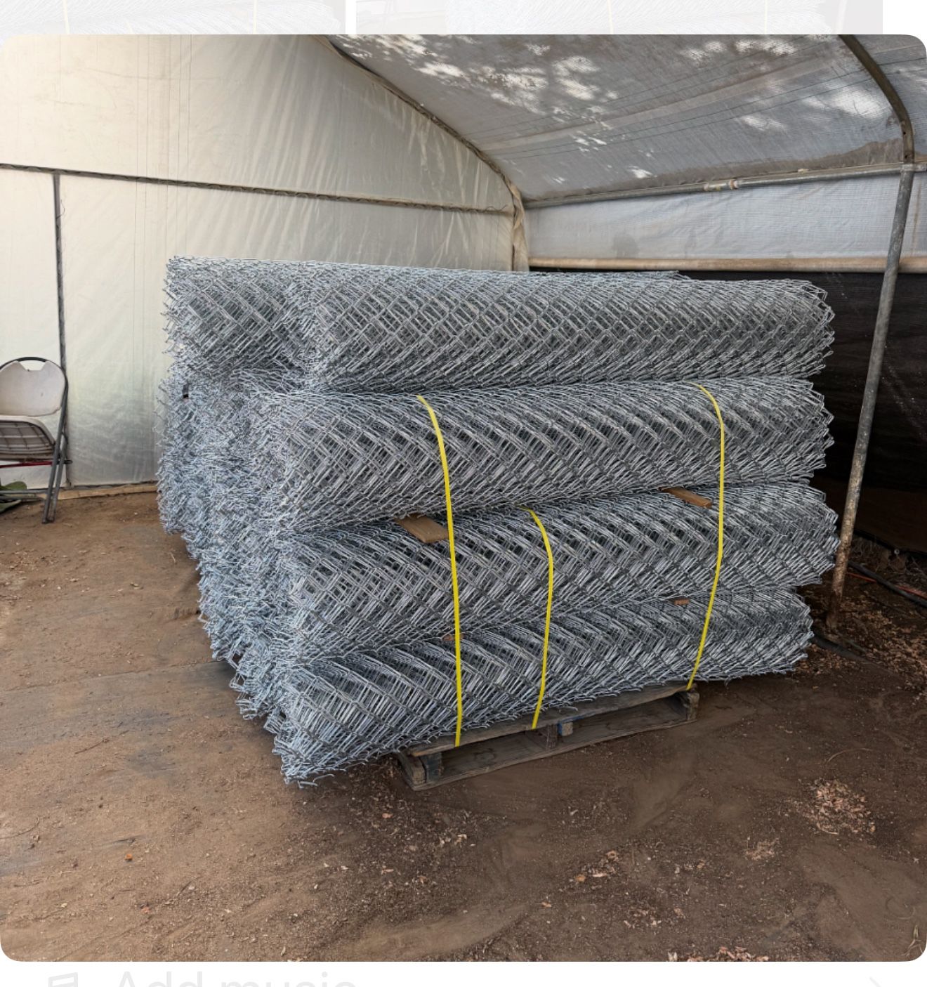 New Chainlink Fence Rolls 6x50 Feet Each 11.5g