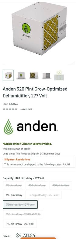 Anden dehumidifies