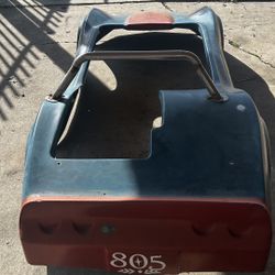 used fiberglass/plastic go-kart body (nose + side pod combo) 