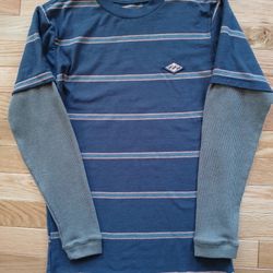 Billabong Boys Long Sleeve Shirt Size M