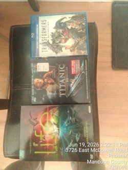 $10 Blu-ray & DVD Movie Bundle - Transformers, Titanic 3D, BBC Life