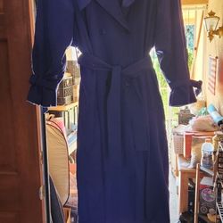 LONDON FOG WOMENS RAINCOAT BLUE