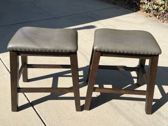 Set of 2 Backless Counter Stools