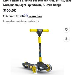  Electric Scooter BIG KID LED Lights New