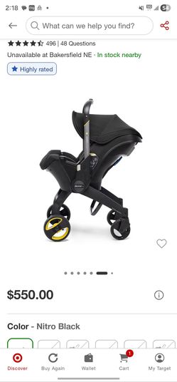 Doona stroller nitro black plus base