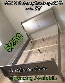 Queen size bed frame brand new