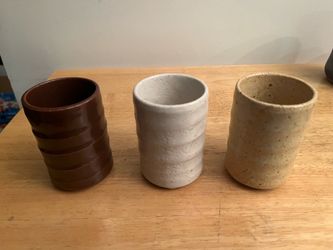 3 Tea cups (new) 3 inch tall