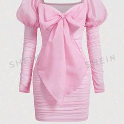 Pink Bow Dress