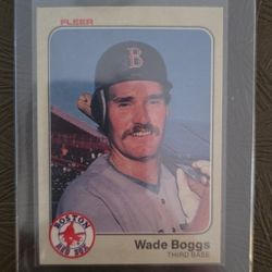 1983 Fleer Wade Boggs Rookie 