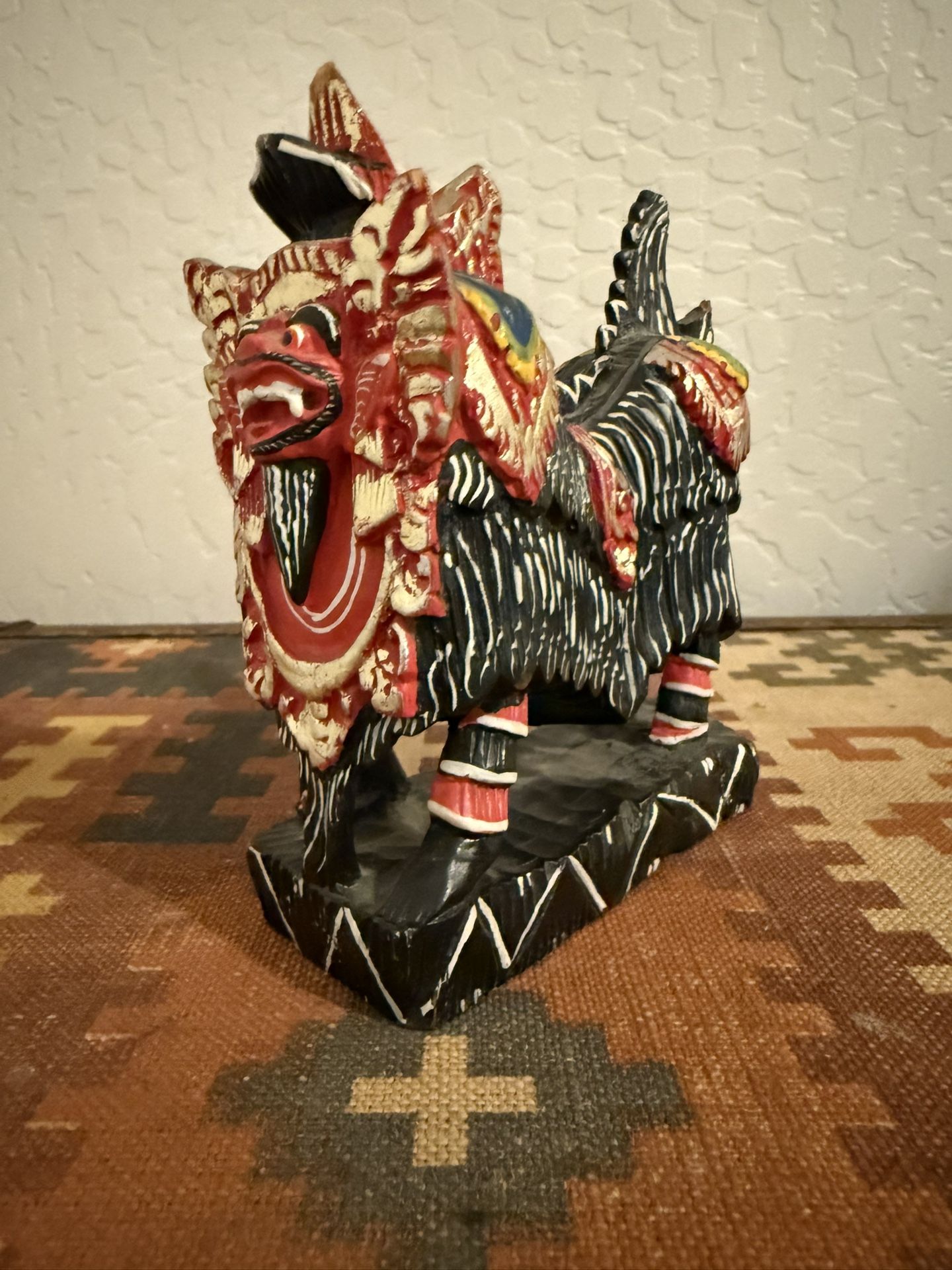 Balinese Singa Barong Wooden Statue