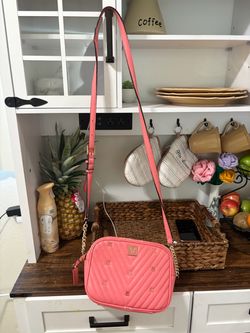 Victoria's Secret Pink Quilted Crossbody Bag