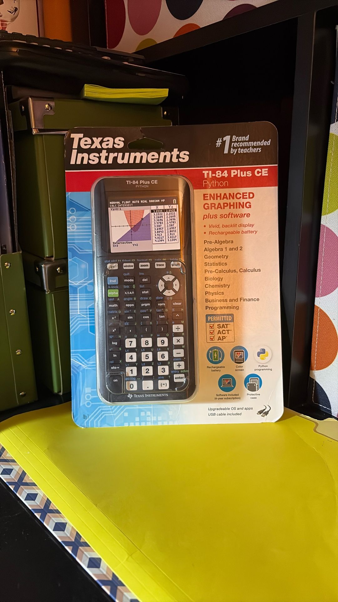 TI-84 Plus CE Python Texas Instrument Calculator